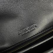 Fortok Bottega Veneta Mini Intrecciato Cross-Body Bag Black 19x15x5.5cm - 2