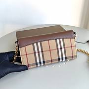 Fortok Burberry Brown Horseferry Wallet on Chain 21x12x3cm - 6