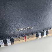 Fortok Burberry Black Horseferry Wallet on Chain 21x12x3cm - 2