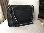 Fortok Saint Laurent Niki Embossed Crocodile Black Bag 28x20x8.5cm - 4