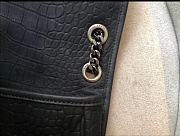 Fortok Saint Laurent Niki Embossed Crocodile Black Bag 28x20x8.5cm - 6