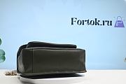 Fortok Saint Laurent Niki Green Smooth Leather Bag 28cm - 2