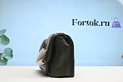 Fortok Saint Laurent Niki Green Smooth Leather Bag 28cm - 3