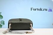 Fortok Saint Laurent Niki Green Smooth Leather Bag 28cm - 5