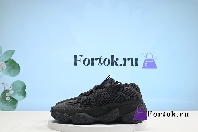 Fortok Adidas Yeezy 500 Ash Black  - 1