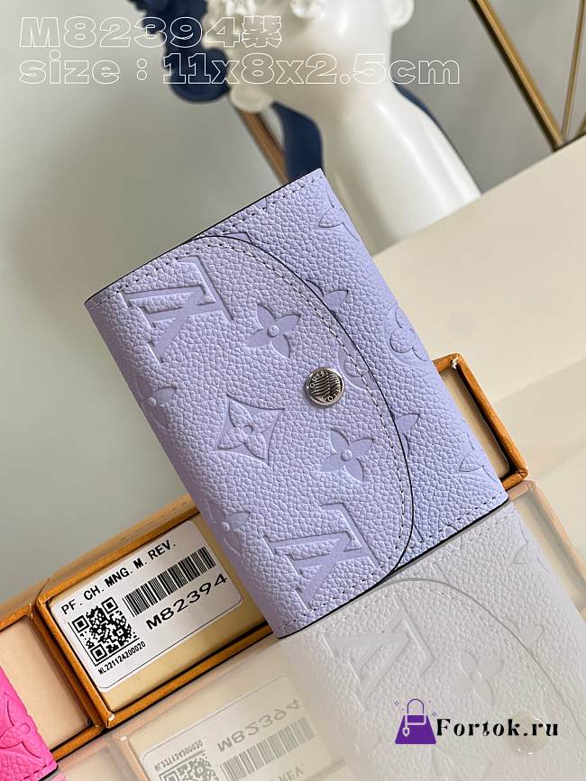 Fortok Louis Vuitton Rosalie Coin Wallet Purple M82394 11x8x2.5 cm - 1