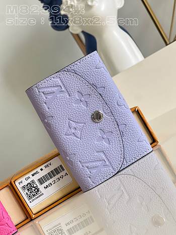 Fortok Louis Vuitton Rosalie Coin Wallet Purple M82394 11x8x2.5 cm