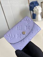 Fortok Louis Vuitton Rosalie Coin Wallet Purple M82394 11x8x2.5 cm - 2