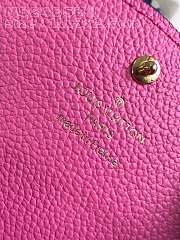 Fortok Louis Vuitton Rosalie Coin Wallet Pink M82485 11x8x2.5cm - 5