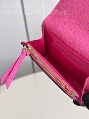 Fortok Louis Vuitton Rosalie Coin Wallet Pink M82485 11x8x2.5cm - 2