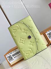 Fortok Louis Vuitton Rosalie Coin Wallet Green M82392 11x8x2.5cm - 1