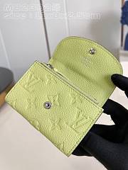 Fortok Louis Vuitton Rosalie Coin Wallet Green M82392 11x8x2.5cm - 5