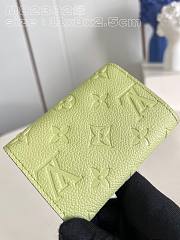 Fortok Louis Vuitton Rosalie Coin Wallet Green M82392 11x8x2.5cm - 3