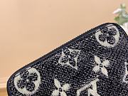 Fortok Louis Vuitton Zipper Coin Wallet Blue 11x8.5x2cm - 6