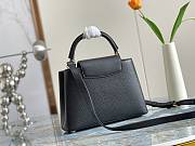 Fortok Louis Vuitton Capucines Bag Black M48864 27x18x9cm - 5