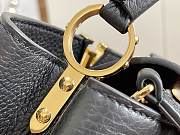 Fortok Louis Vuitton Capucines Bag Black M48864 27x18x9cm - 4