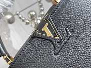 Fortok Louis Vuitton Capucines Bag Black M48864 27x18x9cm - 3