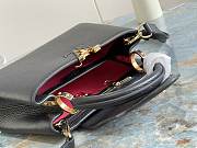 Fortok Louis Vuitton Capucines Bag Black M48864 27x18x9cm - 2