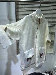 Fortok Hermes Wool Jacket In Cream - 6