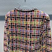 Fortok Chanel 23FW Tweed Coat Splicing Beaded Webbing - 6