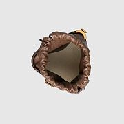 Fortok Gucci Ophidia GG Bucket Bag Canvas Beige 18x16x5cm - 2
