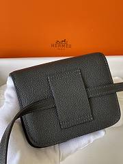 Fortok Hermes Constance Slim Wallet Epsom Black 12.4x10.2x3cm - 4