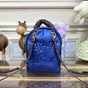 Fortok Louis Vuitton Pillow Palm Springs Mini Backpack Blue M21060 17x22x10cm - 3