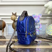 Fortok Louis Vuitton Pillow Palm Springs Mini Backpack Blue M21060 17x22x10cm - 4