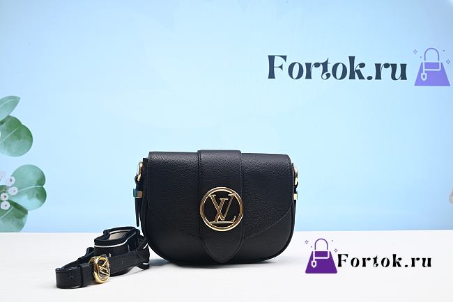 Fortok Louis Vuitton Pont 9 Soft PM Bag M58727 21x15x6.5cm - 1