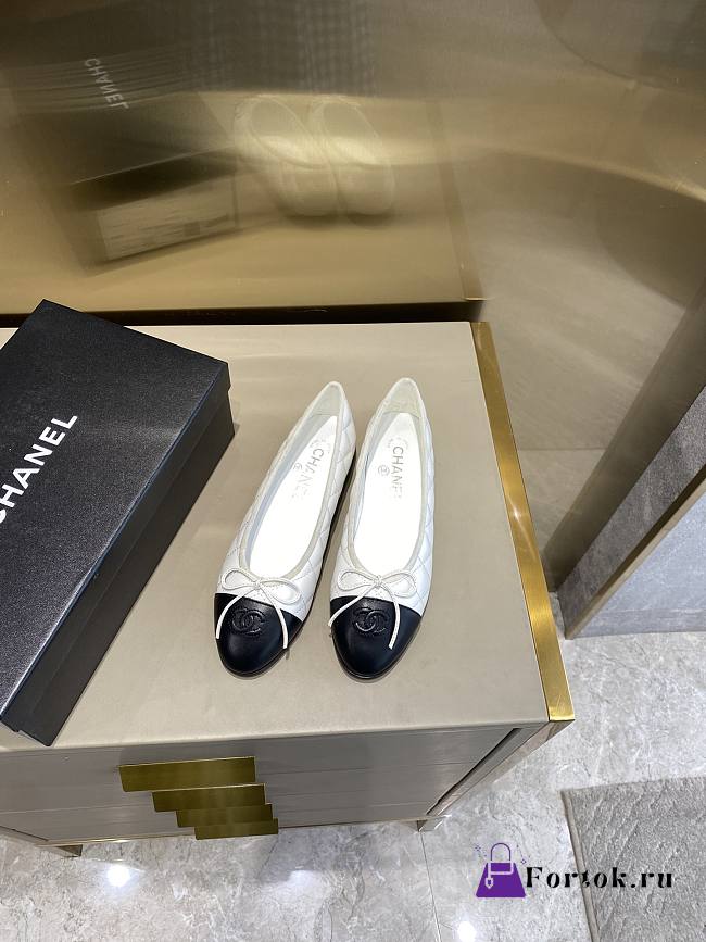 Fortok Chanel Loafer Classic White - 1