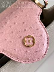 Fortok Louis Vuitton Capucines BB Bag Powder Pink/Beige 27x18x9cm  - 2