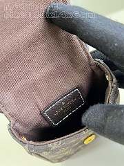 Fortok Louis Vuitton Brown Pochette Cancun Shoulder Bag 18x14x6cm - 5