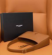 Fortok Saint Laurent Le5A7 Hobo Bag Brown Y657228 23x16x6cm - 4