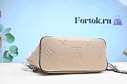 Fortok Louis Vuitton Wild At Heart Neverfull MM Bag Cream 31x28x14cm - 3
