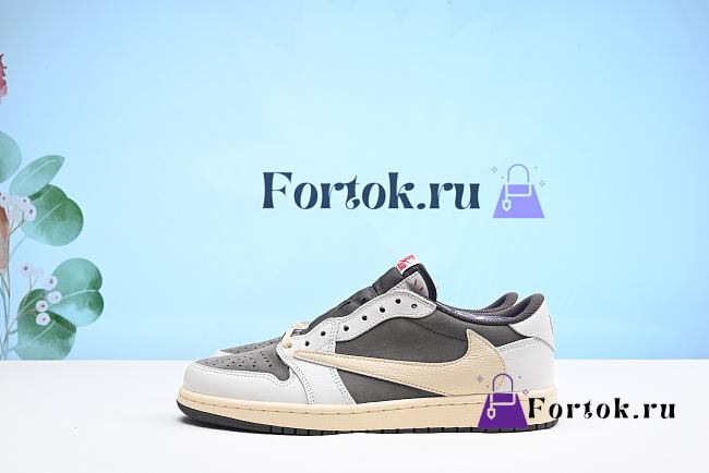 Fortok Nike Travis Scott x Air Jordan 1 Low OG Reverse Mocha - 1