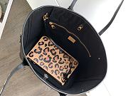 Fortok Louis Vuitton Wild At Heart Neverfull MM Bag Black 31x28x14cm - 5