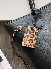 Fortok Louis Vuitton Wild At Heart Neverfull MM Bag Black 31x28x14cm - 2