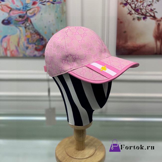 Fortok Gucci Baseball Cap Pink - 1