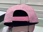 Fortok Gucci Baseball Cap Pink - 5