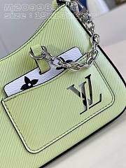 Fortok Louis Vuitton Marellini Bag Green M22651 19x13.5x6.5cm - 2