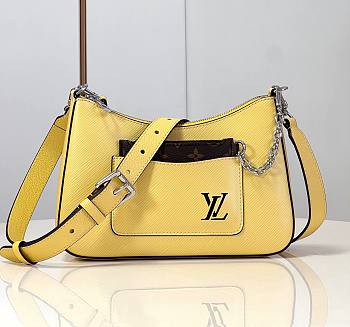 Fortok Louis Vuitton Marellini Bag Yellow M80688 25x15x8cm