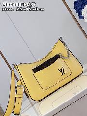 Fortok Louis Vuitton Marellini Bag Yellow M80688 25x15x8cm - 6