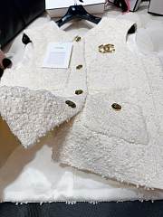 Fortok Chanel Early Autumn Vest White - 3