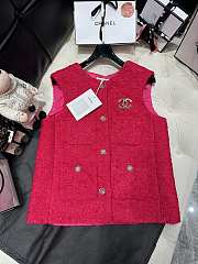 Fortok Chanel Early Autumn Vest Red - 1