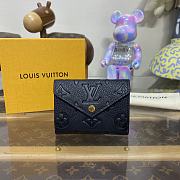 Fortok Louis Vuitton Celeste Wallet Black 10x8x3cm - 1