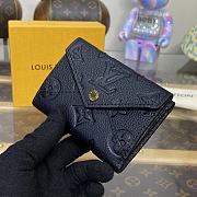 Fortok Louis Vuitton Celeste Wallet Black 10x8x3cm - 5