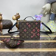 Fortok Louis Vuitton Mobile Box Messenger Case 19.2x8x16cm - 1