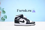 Fortok Nike Air Jordan 1 Retro High Black White - 2