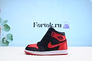 Fortok Nike Air Jordan 1 High Retro GS ‘Chicago Bulls’ Black&Red - 1