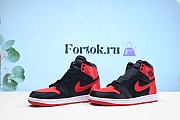 Fortok Nike Air Jordan 1 High Retro GS ‘Chicago Bulls’ Black&Red - 3